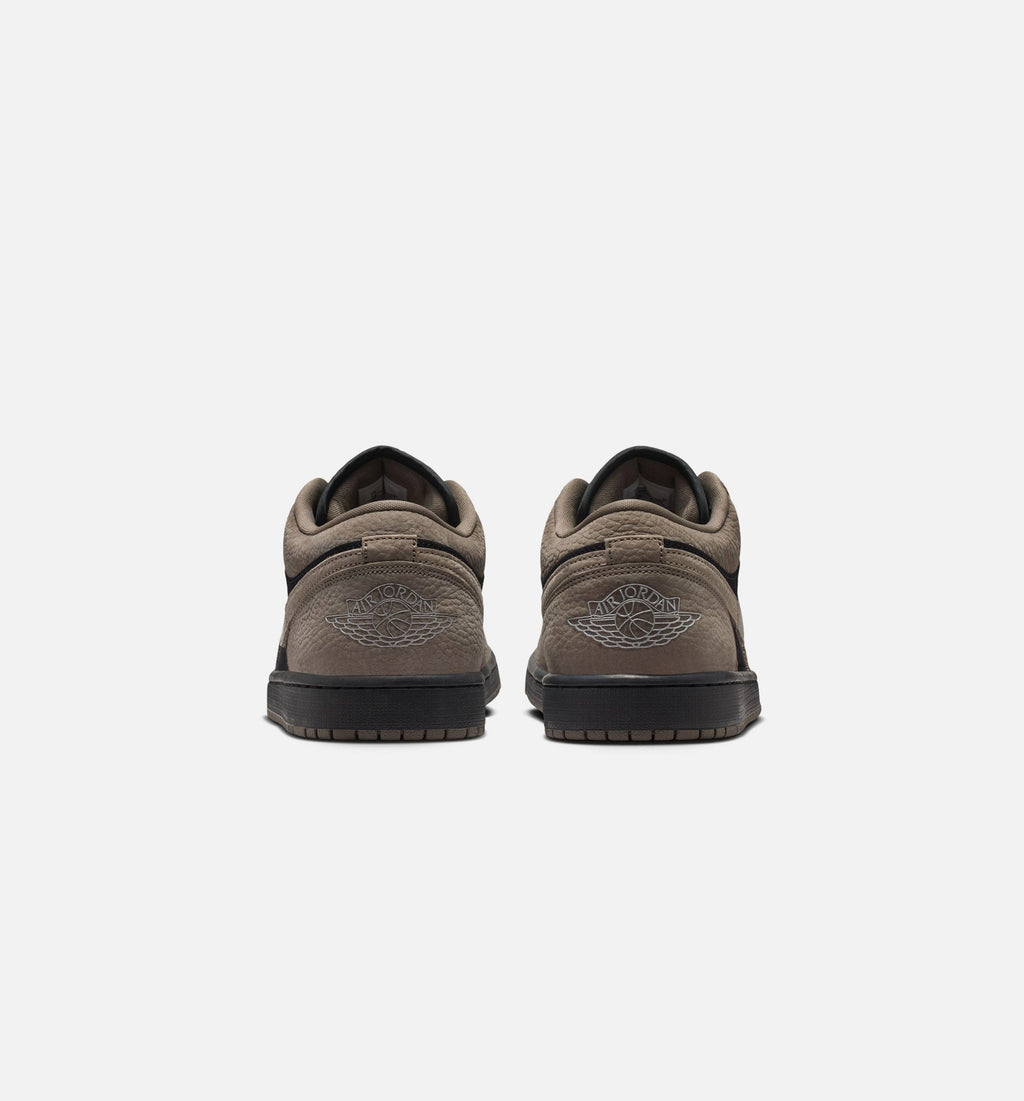 Air Jordan 1 Low SE Men's Sneakers | Black/Olive Grey/Light Wild Mango