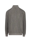 Brunello Cucinelli cashmere vanisé English Rib high-neck cardigan