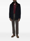 Enrico Mandelli high-neck flap-pocket jacket
