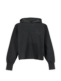 Maison Margiela logo-patch raw-cut hoodie