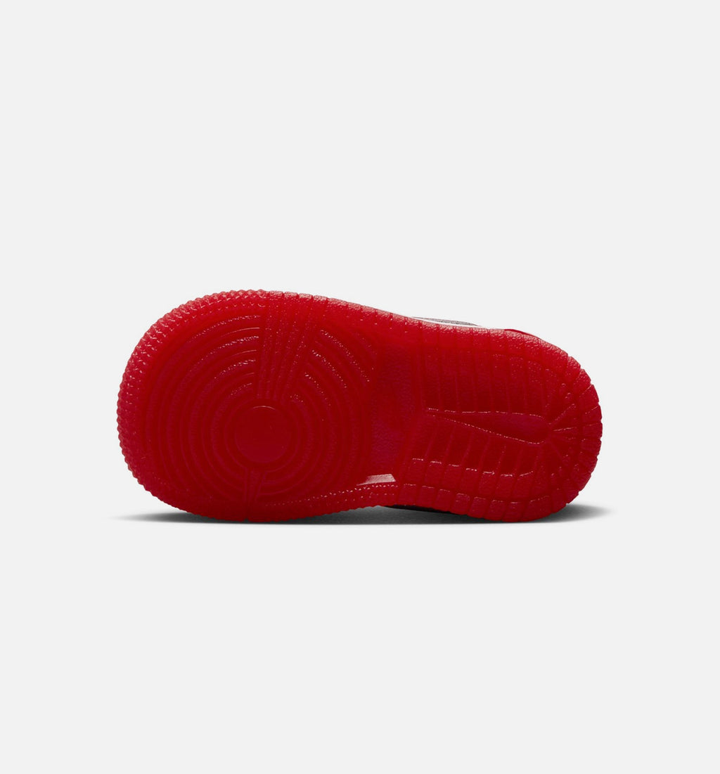 Air Jordan 1 Retro High OG Nails and Grails Infant/Toddler Lifestyle Shoe – University Red/Metallic Silver