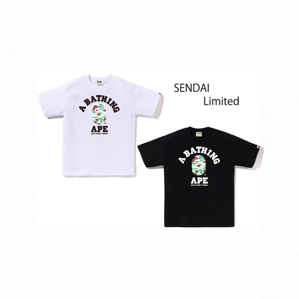 Bape Ape Head Shark Baby Milo Multi‑Print Heavyweight Tee Multi‑Style