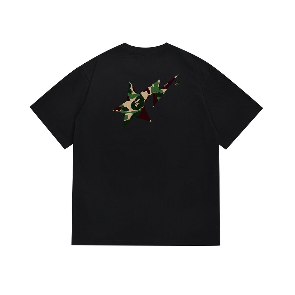 BAPE Green Camo Star Graphic T-Shirt