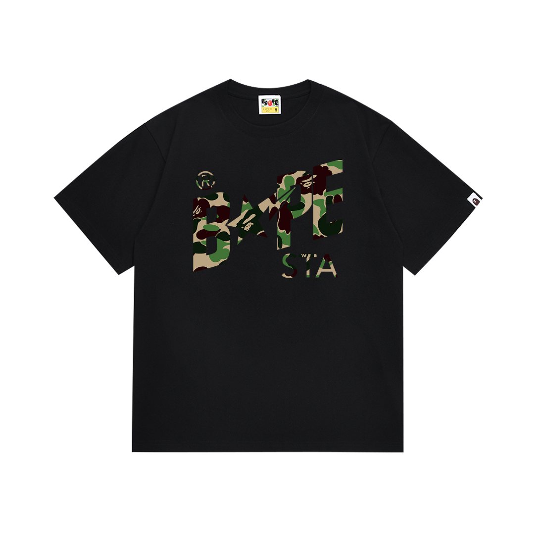 BAPE Green Camo Star Graphic T-Shirt