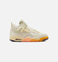 Air Jordan 4 Retro Birds of Paradise – Women's Lifestyle Shoe in Coconut Milk/Metallic Gold/Muslin/Bright Mango/Sundial/Black